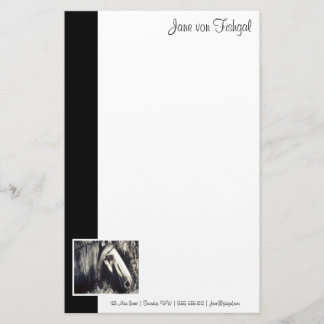 Graues Pferd Briefpapier