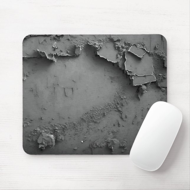 Graues rustikales Design Mousepad (Mit Mouse)