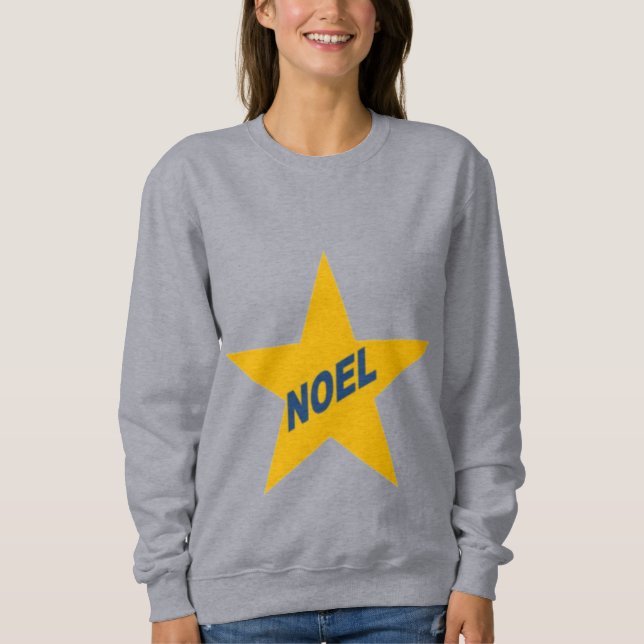 Graues Shirt Frau ETOILE NOEL (Vorderseite)