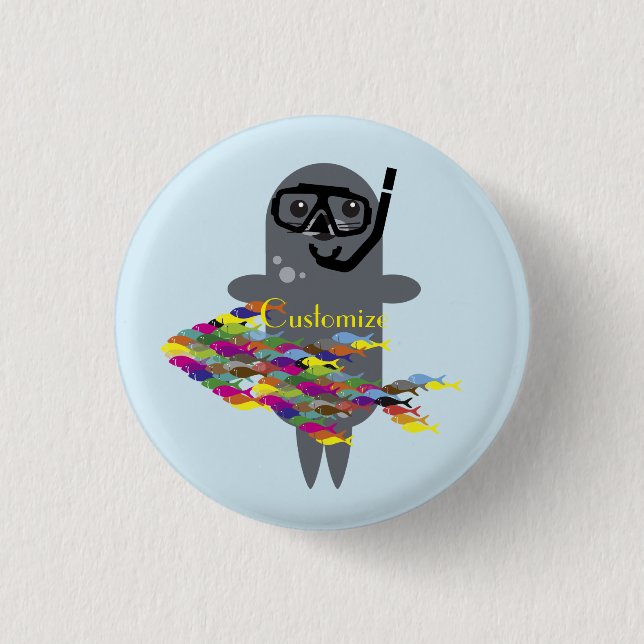 Graues Siegel Thunder_Cove Button (Vorderseite)