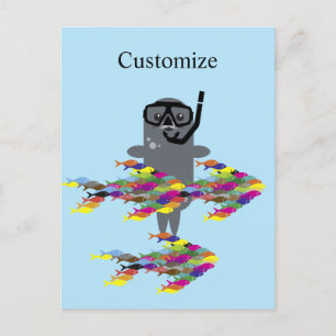 Graues Siegel Thunder_Cove Postkarte