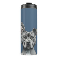 Graues Stalky Gruben-Stier-Hundezeichnen