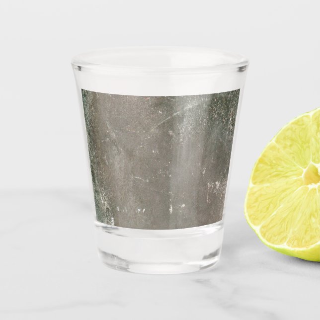 Graues Stone Shot Glass Schnapsglas (Vorderseite)