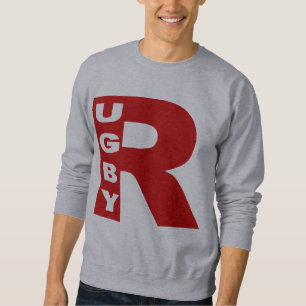 Graues T-Shirt für Männer RUGBY Sweatshirt