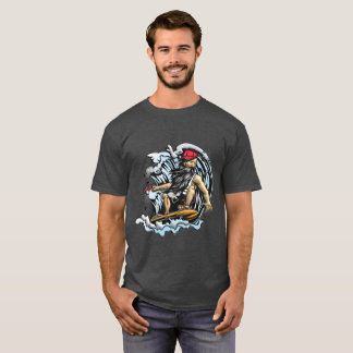 Graues T-Shirt für Männer und Frauen | Premium-Bau