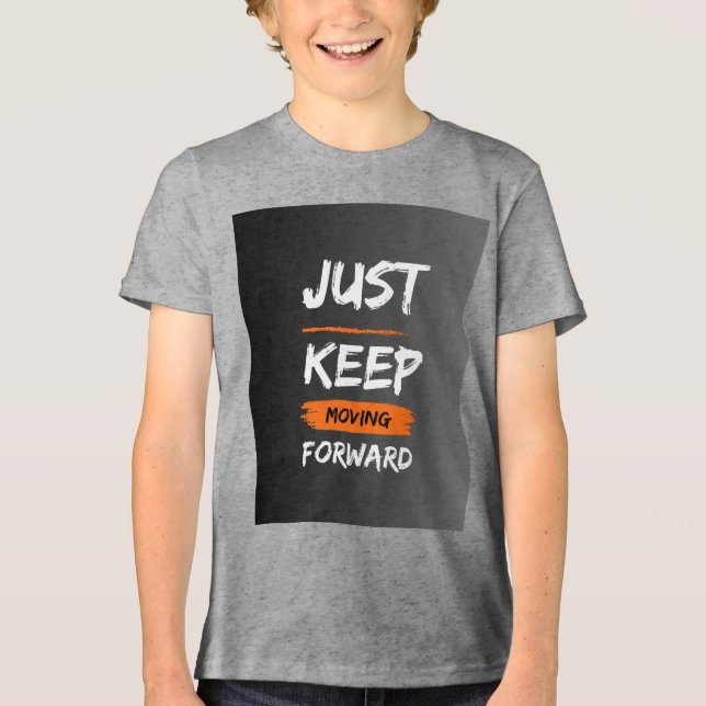 Graues T-Shirt Tri-Blend Shirt (Vorderseite)