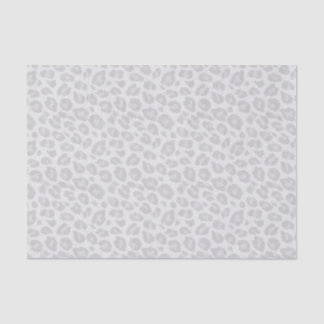 Graues Tonal Leopard-Druck-Seidenpapier Seidenpapier