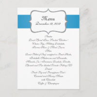 Graues und blaues Paisleymuster auf der Hochzeitsk