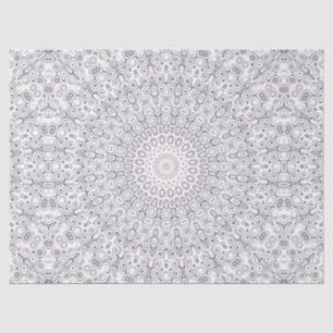 Graues und lila Mandala-Muster Seidenpapier