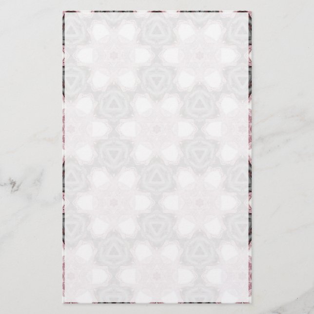 Graues und rosa Briefpapier (Vorderseite)