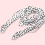 Graues und rosa trendy Leopard-Muster Schal<br><div class="desc">Das elegante Leopardenmuster-Design ist modern und elegant.</div>