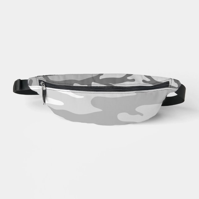 Graues urbanes militärisches Tarnmuster Bauchtasche (Vorderseite)