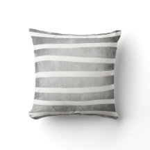 Graues Weiß-Aquarell Stripes Muster
