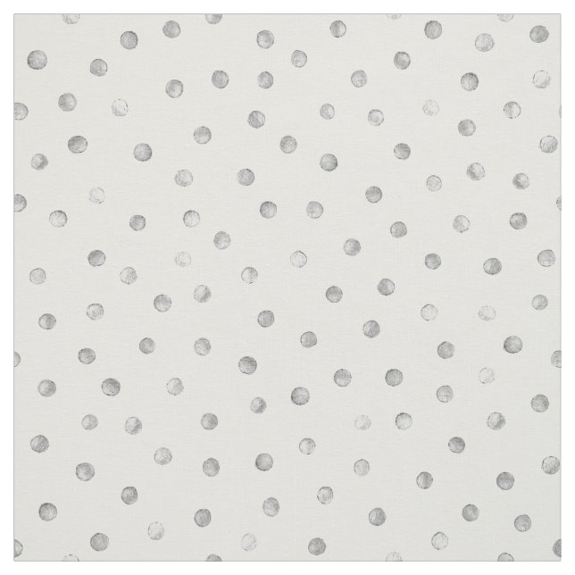 Graues Weißconfetti-Punkt-Muster Stoff (Muster)