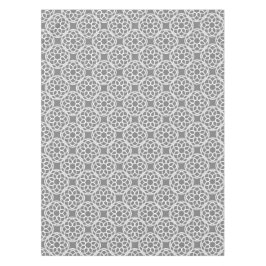 Graues weißes geometrisches nahtloses Muster Tischdecke