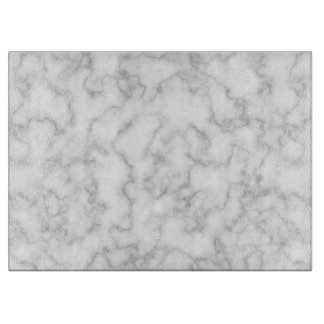 Graues, weißes Marmorsteinmuster Schneidebrett