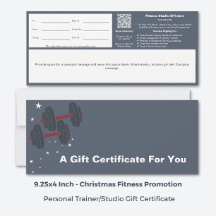 Graues weißes Wellness-Geschenkzertifikat