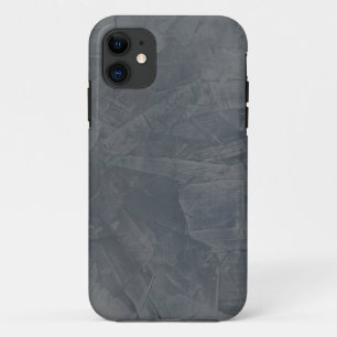 Graues Wildleder iPhone 11 Hülle