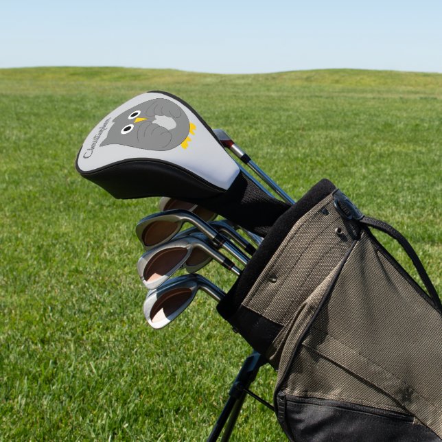Graueulen-Design Golf Headcover (In SItu)