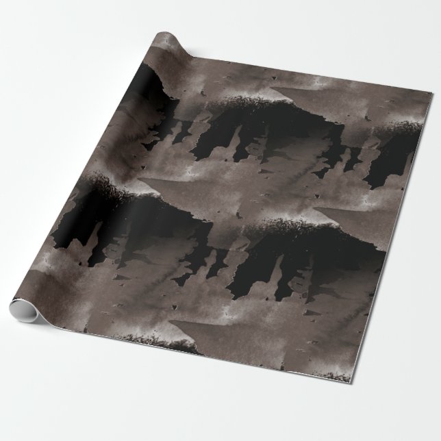 Graufarbenwald Geschenkpapier (Ungerollt)