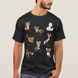 Graufuchs-Kit Fox Tibetischer Fox-Weichfuchs T-Shirt