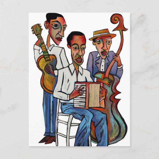 Graugalerie: Blues Boys Postkarte (Vorderseite)