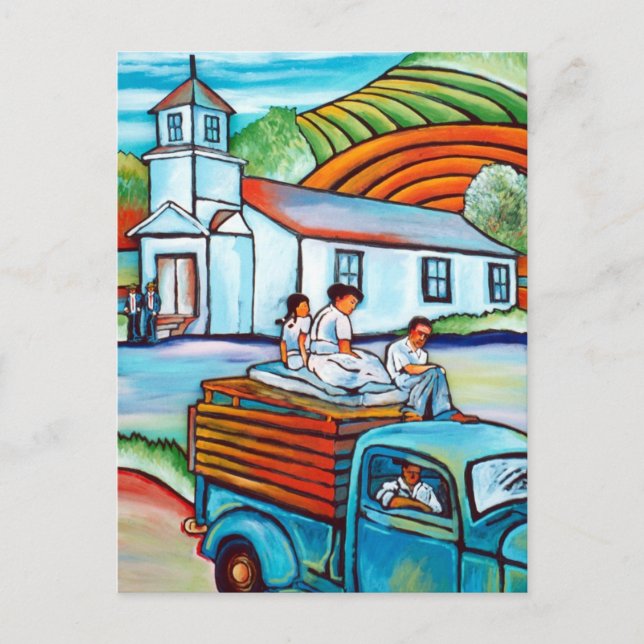 Graugalerie: Sonntagsfahrt Postkarte (Vorderseite)