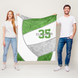 Graugrauer Gürtelvolleyball w athleten individuell Fleecedecke