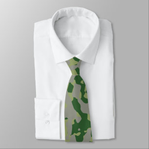 Graugrün, Olivengrün, Camouflage Krawatte
