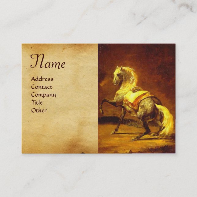 GRAUHENHORSE-Monogramm Visitenkarte (Vorderseite)