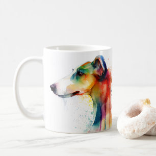 Grauhund Hund Kaffeepause Tasse, Cup Kaffeetasse