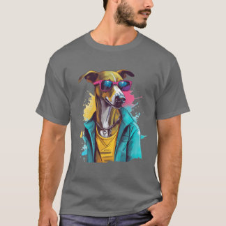 Grauhund Hunde-Rasse für ein Greyhound-Lover-Gesch T-Shirt