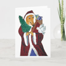 Grauhund-Weihnachtsmann