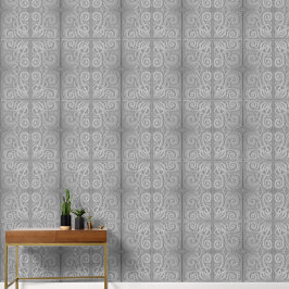 Graukachelmuster Vinyl Wallpaper Tapete