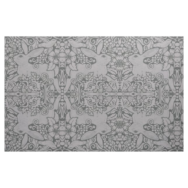 Graukaninchengewebe Exklusive originale Design Art Stoff (Fat Quarter (45,7 x 55,9 cm))