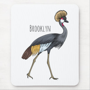 Graukranichkraniche Cartoon Mousepad