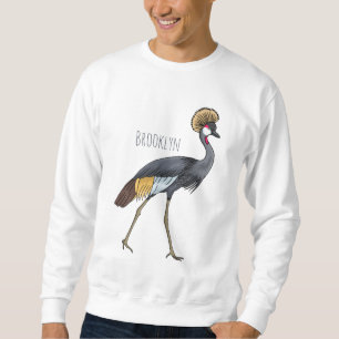Graukranichkraniche Cartoon Sweatshirt