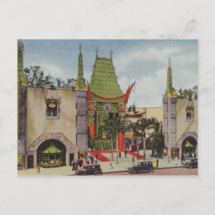 Grauman's Theater Wedding Escort Card Postkarte