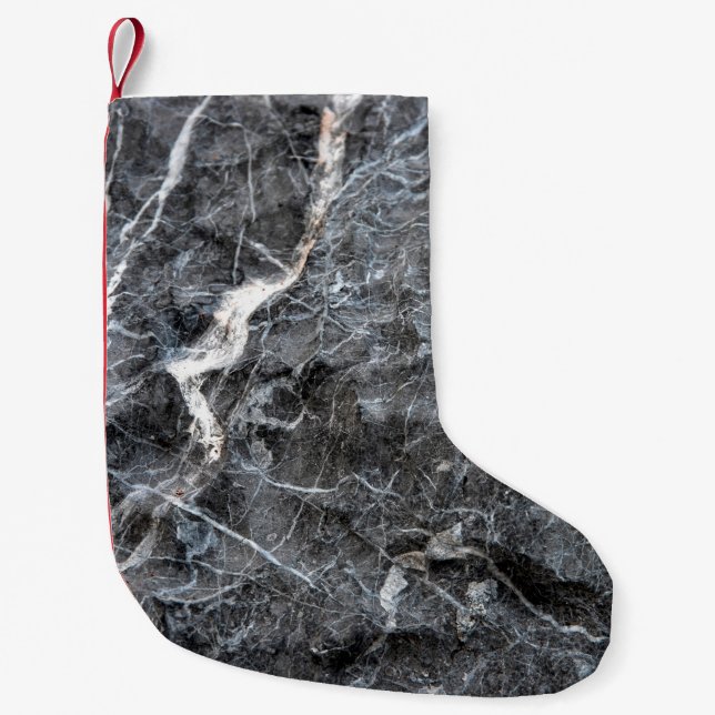 Graumarmor Kleiner Weihnachtsstrumpf (Vorderseite)