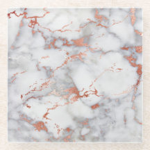 Graumarmor und Imitat Rose Gold