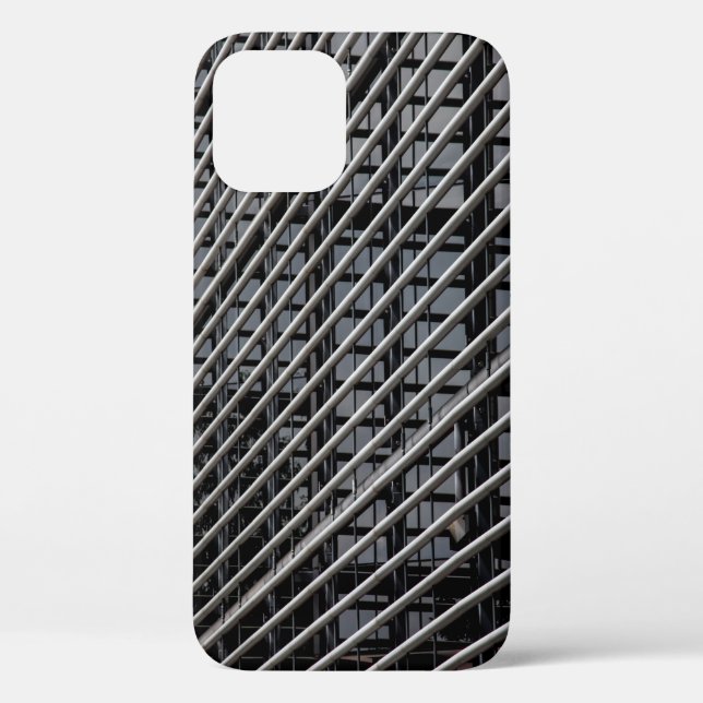 Graumetallrahmen Case-Mate iPhone Hülle (Rückseite)