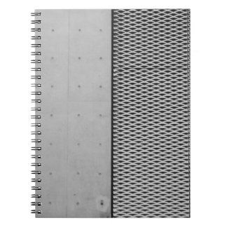 Graumetallverzinktes Blech Notizblock