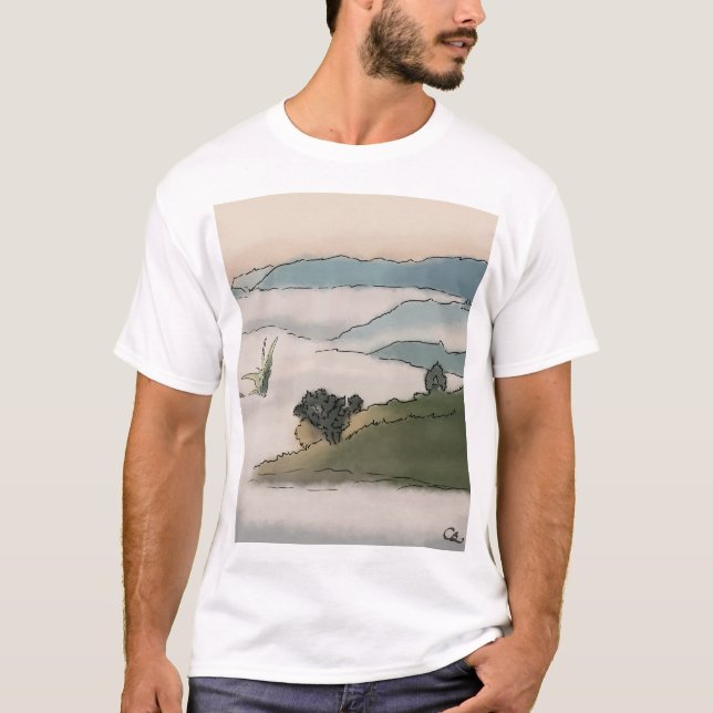 Graumorgens T-Shirt (Vorderseite)