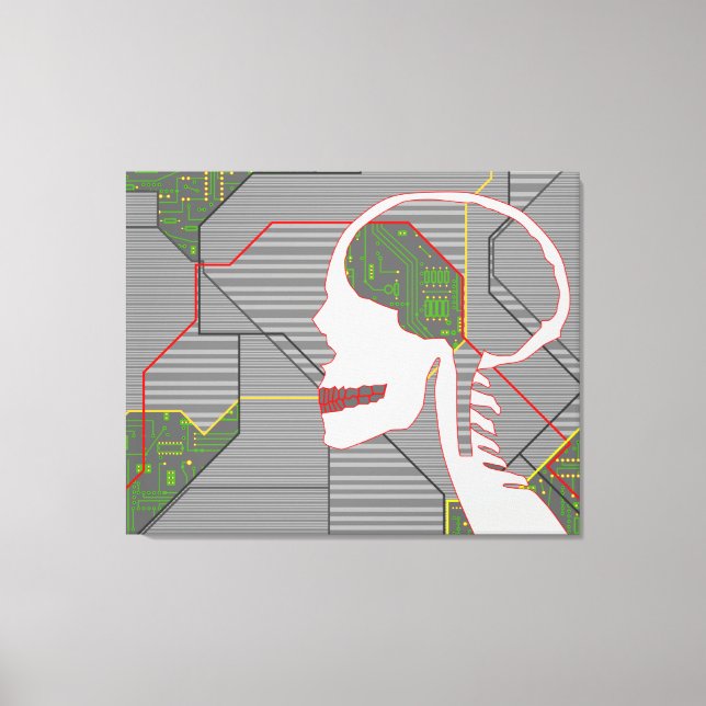 Graumöwe Leinwanddruck (Vorderseite)