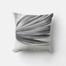 Graupalme und Weiße Palme | Modernes Minimalistisc Kissen