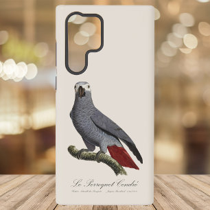 Graupapagei, Psittacus erithacus, Vintage Samsung Galaxy Hülle