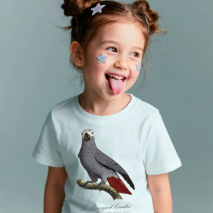Graupapagei, Psittacus erithacus, Vintage T-Shirt