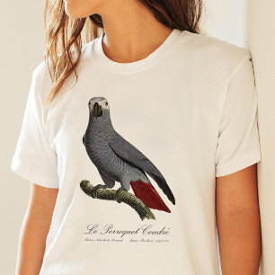 Graupapagei, Psittacus erithacus, Vintage T-Shirt