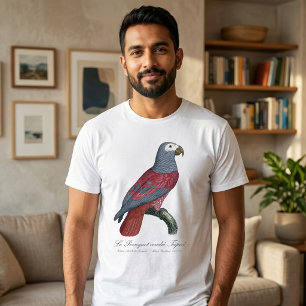 Graupapagei Rotfaktor Psittacus Erithacus T-Shirt