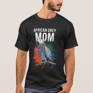 Graupapageien-Mutter Vogel Liebhaber Ornithologe G T-Shirt